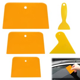 5 Pcs Filler Spreader Glass Film Scrapers Car for Applying Fillers Reusable Car Filler for Bodywork Kit Car Body Filler Repair Kit for Putties Applying Fillers Caulking Agents And Car Body Maintenance