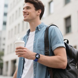 Braided Watch Strap 18 mm Compatible with Garmin Venu 3S Bracelet Women Men Nylon Strap for Garmin Venu 2S, 18 mm Nylon Quick Release Bracelets for Vivoactive 4S 3S Forerunner 255s 265s