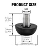 LIDSCURA 16 PCS 8mm x 1.25 M8 Leveling feet, Adjustable