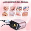 CHERIMOYA Pulidor De Unas Esmeril Drill Profesional 35000RPM,Kit de Taladro