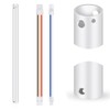 VIHOSE 24 Inch Ceiling Fan Downrod with Extension Cord 2
