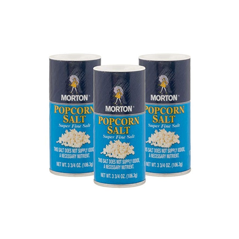 Morton Popcorn Salt Shaker Popcorn Seasoning 3.75oz (Pack of 3)