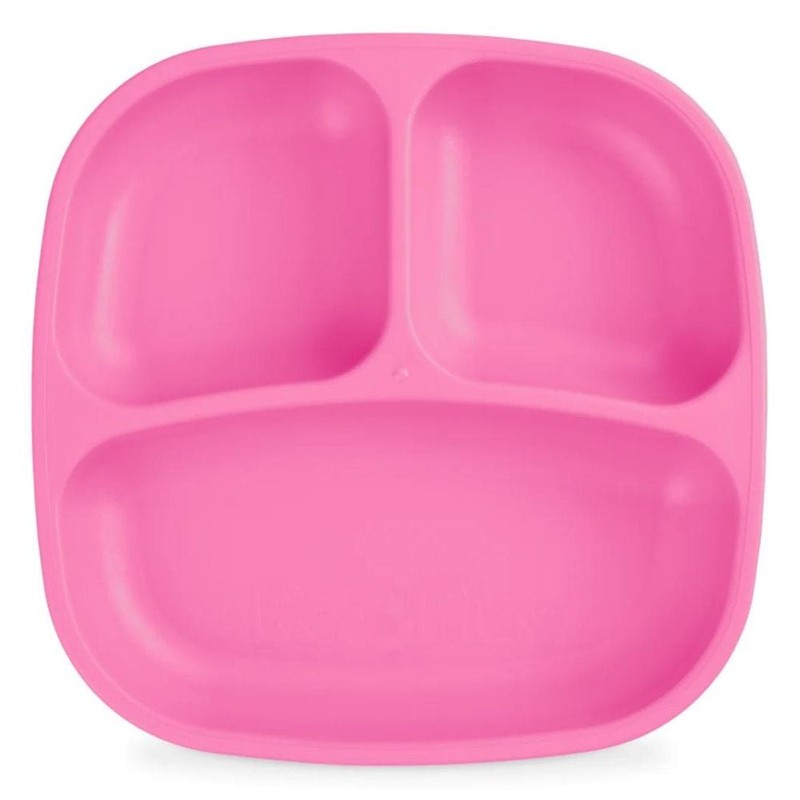 Re-Play Divided Plate Single, Yellow