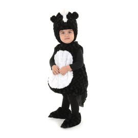 Underwraps Toddler's Skunk Belly Babies Costume, Black/White, Medium (18-24)