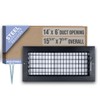 Fits 14x6 Duct Opening Steel Adjustable Air Supply Grille by