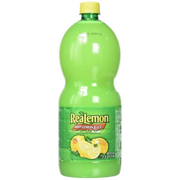 Realemon 100% Lemon Juice, 48 oz