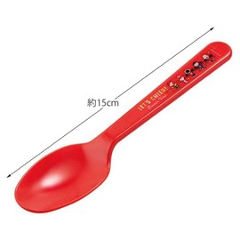 Skater S-18P Snoopy Peanuts Spoons, Set of 4, Plastic, 5.9 inches (15 cm)