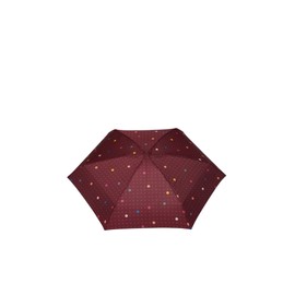Esprit Mini Colour Zones Umbrella, Dots Maroon Banner