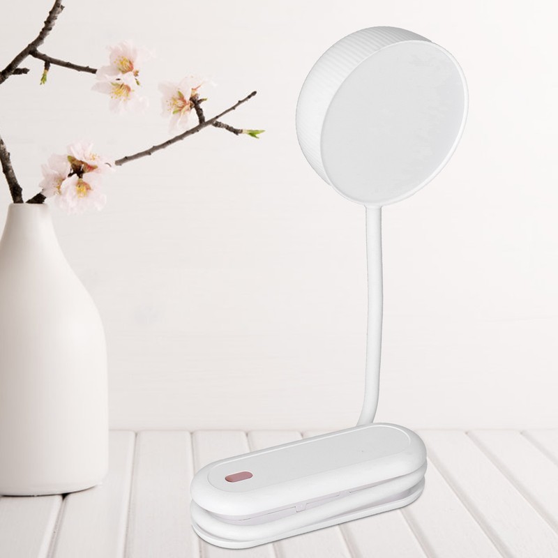 LED Desk Lamp with Gooseneck Night Light 3 Color Stepless