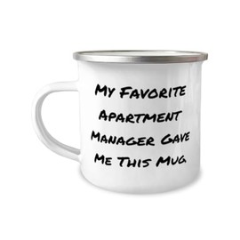 Unique Apartment manager 12oz Camper Mug, My Favorite, Gifts For Colleagues, Present From Friends, For Apartment manager, Apartmentmanagerbirthdaygift, Apartment manager gift ideas, Gifts for