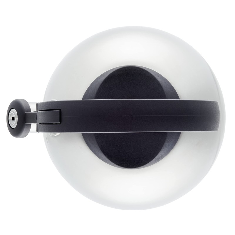 Farberware Teakettles Stainless Steel Egg-Shaped Whistling Induction Tea Kettle, 2.3