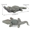 TB TIBAG Hide A Key Outside Crocodile Statue Key Hider,