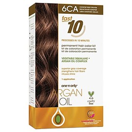 One 'N Only Fast 10 - Kit de coloración permanente para el cabello, tinte para el cabello para mujeres con aceite de argán para mantener el equilibrio