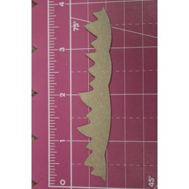 Grass Border Bare Chipboard 4 Die Cuts Embellishments Scrapbooking