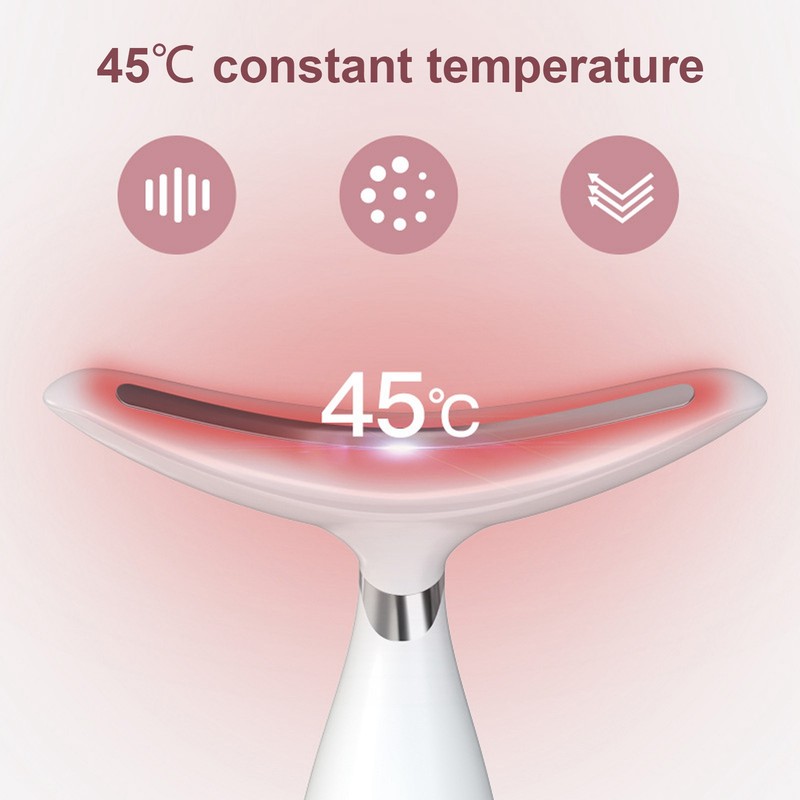 Neck Firming Massager Wrinkle Removal Constant Temperature Microcurrent Neck Skin