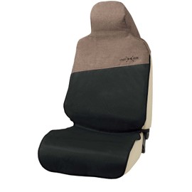 Bonform 4087-10BE Polyester Passenger Car Seat Cover, Cross Gear, Waterproof, Washable, 1 Front Seat, Beige