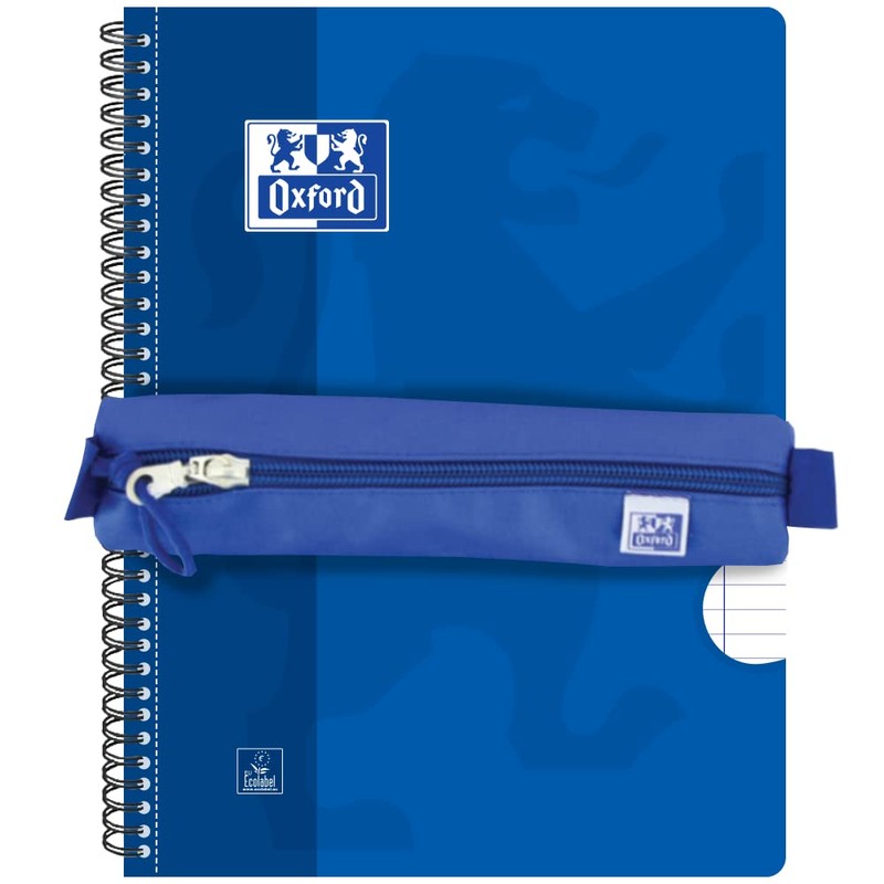 Oxford Pencil Case for Girls and Boys, Blue Pencil Case