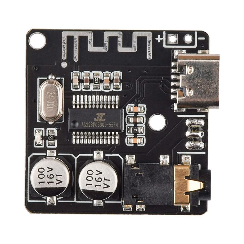 Heemol 2 Stück VHM-314 Bluetooth Receiver Board 3.7-5V 5.0 MP3