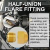 TAISHER Metals Brass 5PCS 3/4 Inch Flare x 3/4 Inch