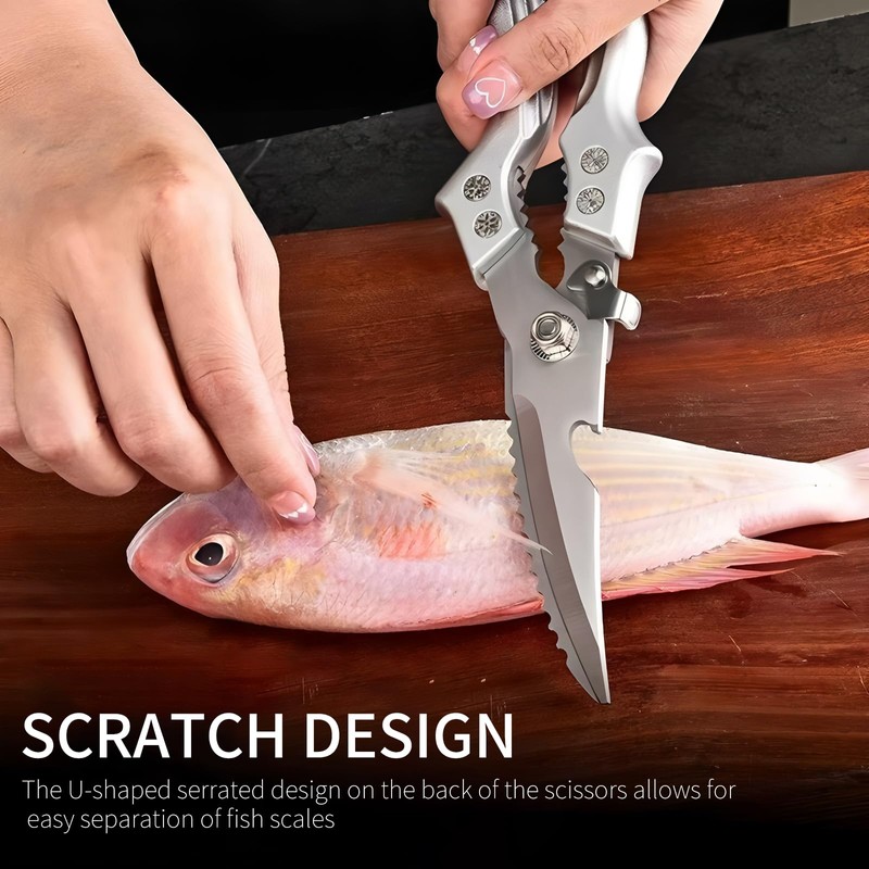 Poultry Scissors Stainless Steel Chicken Scissors Meat Scissors Modern Kitchen