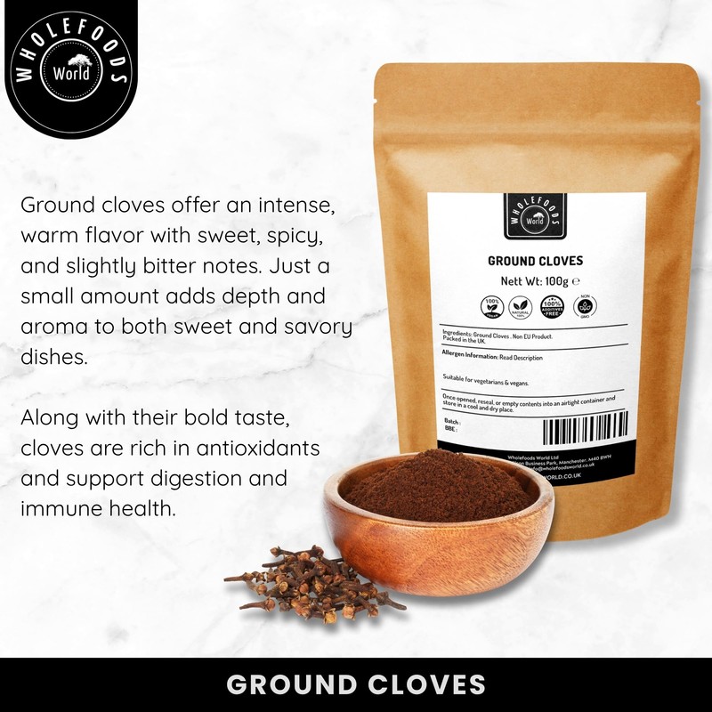 Ground Cloves | 100% Natural & Aromatic | Non-GMO |