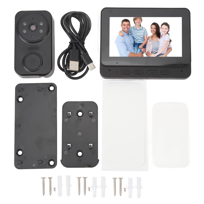 Yoidesu de Videoportero, Kit de Timbre de Videoportero Inalámbrico con