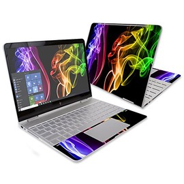 MightySkins Skin Compatible with HP Spectre x360 13" (2016) wrap Cover Sticker Skins Bright Smoke