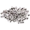 Keadic Multi-Size 304 Stainless Steel Rivet Nut Flat Head Threaded