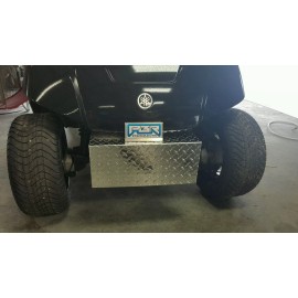 PBR Yamaha G29 Drive Golf Cart Diamond plated Polished Alum Front Bumper Cover