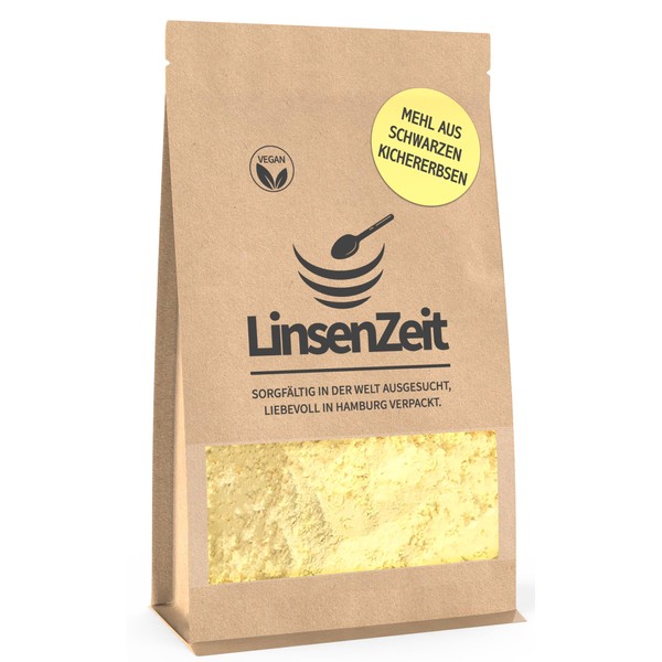 Lentil Time Flour from Black Chickpeas 600 g - Black