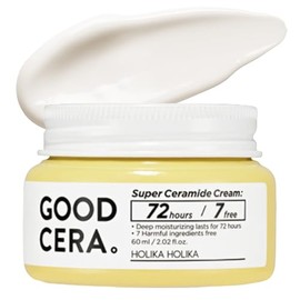 HOLIKA HOLIKA Good Cera Super Ceramide Cream | Crema facial calmante e hidratante para la piel | Crema de ceramida hidratante coreana para la cara | C