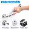 2pcs Shower Grab Rails for Bathroom Door Handles,12" Bathroom Grab