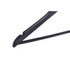 Quality Black Wooden Hangers - Slightly Curved Hanger Set of