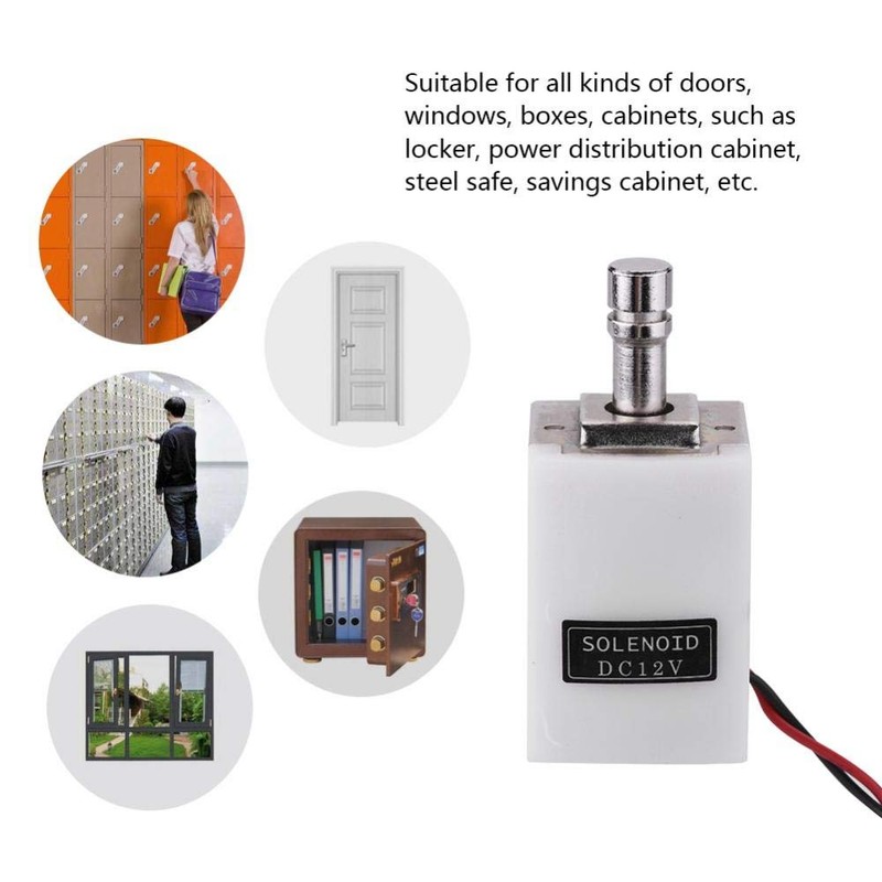 Eboxer DC 12V Cabinet Door Drawer Electric Lock Security Bolt
