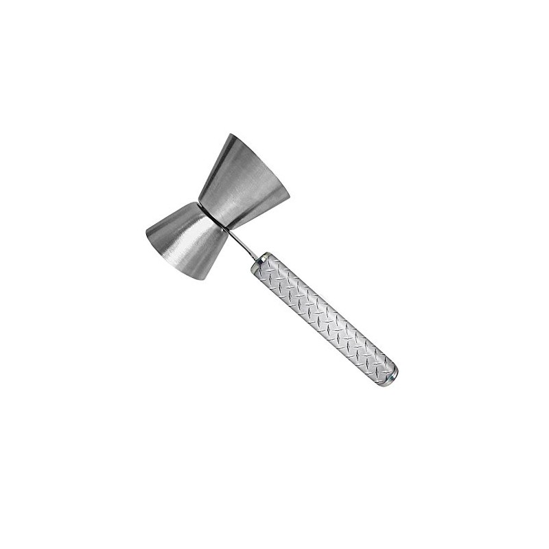 Jigger with Printed Handle Design - Metal Plate - .75oz