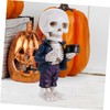 BIUDECO Cool Resin Skeleton Figurine Mini Skeleton Figurine Gothic Desktop