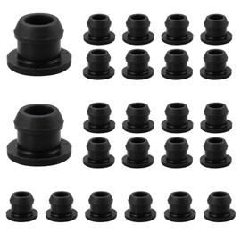 Cosswe Rust Rubber Feet, Pot Support Rubber, Gas Stove Rubber Accessories for Motorhome Hob, Rubber Grommet Guides, Motorhome Ovens, Accessories, Replacement, Pack of 24
