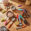 Measuring Cups and Spoons Set of 13 with Silicone Handle,