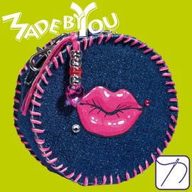 MADE BY YOU 13065" Patch Me Bag (Love) zum Selbernähen Kinder-Bastelset