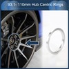 INFINAUTO Hub Centric Ring 110mm OD 93.1mm ID Car Wheel