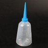 Daiilg 250ml Clear White Blue Plastic Liquid Glue Applicator Bottle
