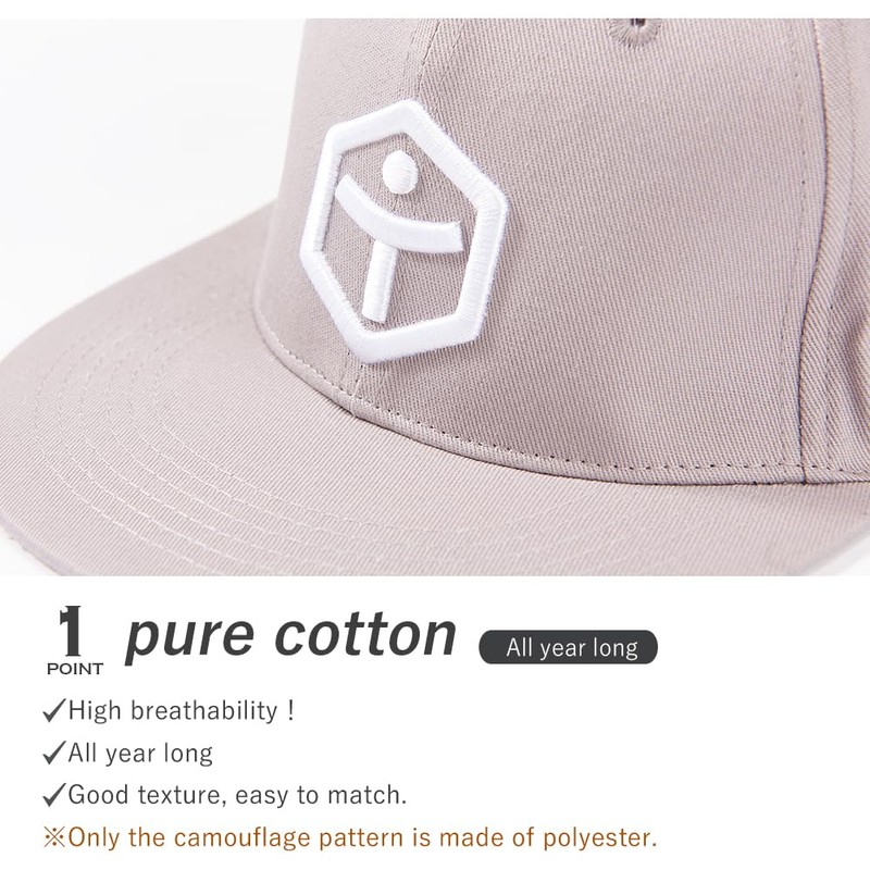 TaoTech Snapback Cap, Baseball Cap, Baseball Cap, Flat Panel Hat,