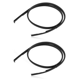 AUGREX Roof Trim Molding Kit Sealing Strip Black Fit for Toyota Corolla 2014 2015 2016 2017, Replace 75556-02260 75555-02270 75556-02200 75555-02210