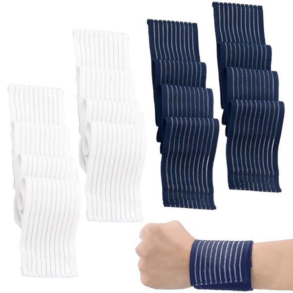 NHPY Pack of 4 Wrist Brace Elastic Adjustable Carpal Tunnel