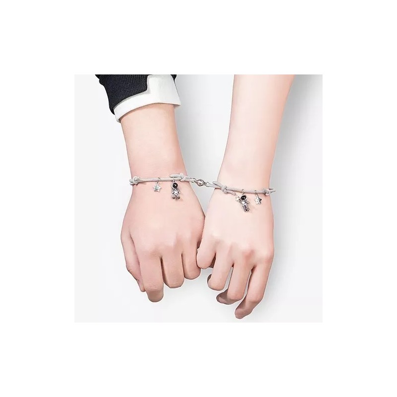 Veraly Set De 2 Pulseras De Imán De Astronauta Para