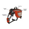 Saddlebag Back Pack & Harness Combo for Dogs 30-100+ lbs.