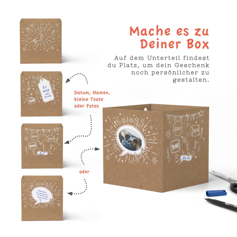 SURPRISA Gift Box, Puzzle Box, Wish Box - Creative Packaging