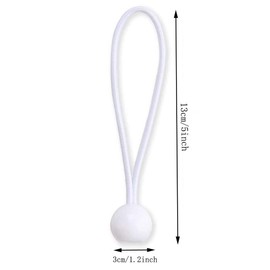 Mu Mianhua 35Pcs Ball Bungee Canopy Tarp Tie Down Cord for Marquees Gazebos Tent Banners