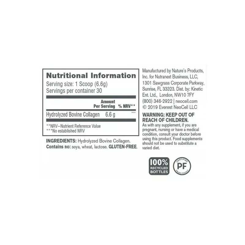 Neocell Super Collagen 6600mg Type 1 & 3 198g Powder