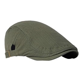 FBBULES Beret Hats, Flat Caps, Breathable Peaked Cap, Sun Protection, Hunting Hats, Outdoor Caps, Gatsby Newspaper Boy Hat, Casual Cap, Summer Hat, Berets for Men and Women, Green 3
